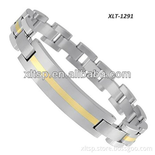 XLT-1291 316L Stainless Steel Blank ID Bracelet